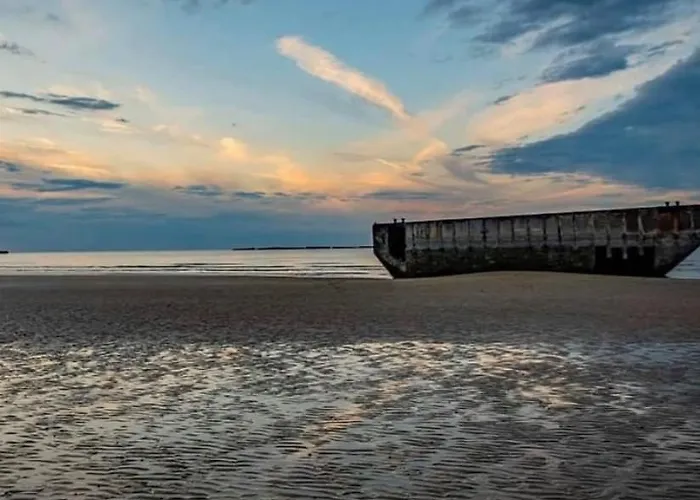 Appartamento Avec Belle Terrasse 10 Mn à Pied Centre En Bessin Proche Bayeux Et Omaha *